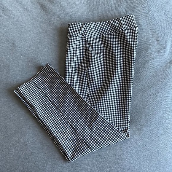 NEW Charlie Gingham Checkered Pants - Picture 1 of 6